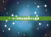 十一月份出生的是什么星座，十一月份是什么星座？