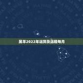 属羊2022年运势及运程每月，2022年属羊人的全年运势如何？