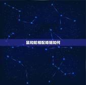鼠和蛇相配婚姻如何，属蛇的和属鼠的婚姻相配吗