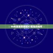 96年属猪男婚配87属兔的如何，95年属猪男和87年属兔女可以结婚吗