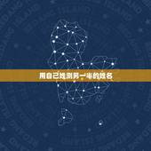 用自己姓测另一半的姓名，测姓名算姻缘我的另一半在哪里？姓什么？