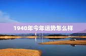 1940年今年运势怎么样，1940年龙人命运