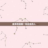 属羊的是哪一年出生的人，女孩是91年出生的，属羊。应该找属？找哪年出生