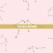 1997年几月牛命苦，97年属牛男孩命运