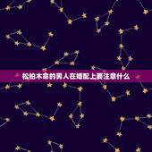 松柏木命的男人在婚配上要注意什么，松柏木命与什么命相克