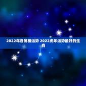 2022年各属相运势 2022虎年运势最好的生肖