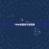 1986年属虎今年运势，86年属虎男今年财运