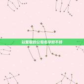 以聚取的公司名字好不好，取个公司名