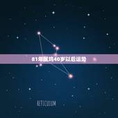 81年属鸡40岁以后运势，生于1981年的鸡未来十年运势