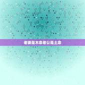 老婆是木命老公是土命，老公土命，老婆木命，闺女土命，再生个什么命的孩子