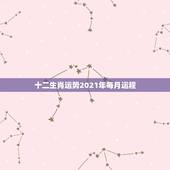十二生肖运势2021年每月运程，2021运程十二生肖运程每月运势