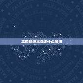三四相连本日连什么属相，三四相连今为用是什么生肖