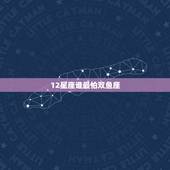 12星座谁最怕双鱼座，十二星座最怕什么星座对手