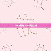1982婚配1995可以吗，婚配问题：1982年属狗的和1994年属狗