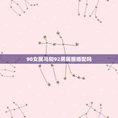 90女属马和92男属猴婚配吗，1992属猴男和1990年属马女的婚姻