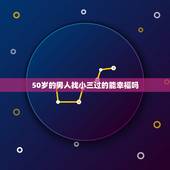 50岁的男人找小三过的能幸福吗，一个50岁的男人和一个30岁的情人在一