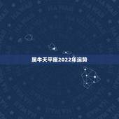 属牛天平座2022年运势，属牛天秤座本年运势