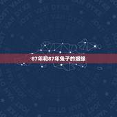 87年和87年兔子的姻缘，87年属兔33岁有一劫