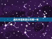 成化辛丑年是公元哪一年，2022 是辛丑年还是丁丑年