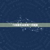73年属牛48岁有一灾婚姻，73年属牛有一灾能不能过去