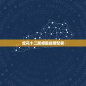 笼花十二属相最佳婚配表，12生肖排序婚配表