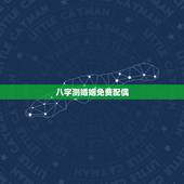 八字测婚姻免费配偶，生辰八字算婚姻配对