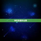 辛巳月是什么命，辛巳月生人好吗