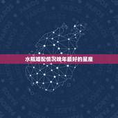 水瓶婚配情况晚年最好的星座，水瓶座和什么星座相配最好？