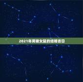 2021年男猪女鼠的结婚吉日，儿子属鼠，女朋友属猪，2021年十月份想