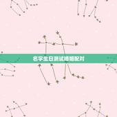 名字生日测试婚姻配对，姓名配对测试婚姻阴历生日2月28是什么星座的