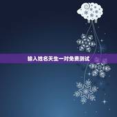 输入姓名天生一对免费测试，免费姓名配对缘分测试98%