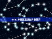 2022年香港正版生肖表图片，2022 香港正版生肖表