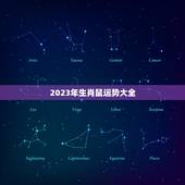 2023年生肖鼠运势大全，2023年最旺最顺的生肖