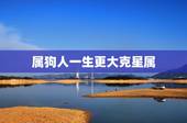 属狗人一生更大克星属，82年属狗什么命