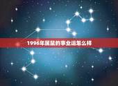 1996年属鼠的事业运怎么样，1996年属鼠一生运势