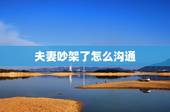 夫妻吵架了怎么沟通，夫妻每天吵架怎么办