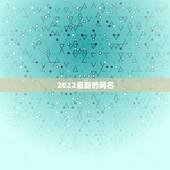 2022最新的网名，2021最新版