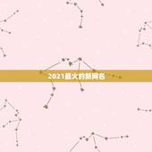 2021最火的新网名，2021最潮最火的网名