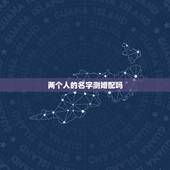 两个人的名字测婚配吗，姓名&amp;amp;八字 婚配问题