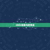 2002年属马的事业，2002年属马的适合学什么专业