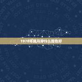 1978年属马穿什么颜色好，1978年属马佩戴什么好
