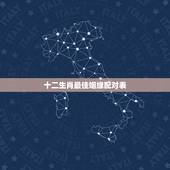 十二生肖最佳姻缘配对表，婚姻配对属相表