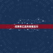 戊寅年乙丑月命理五行，戊寅年是什么命