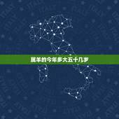 属羊的今年多大五十几岁，羊今年多大岁数2022
