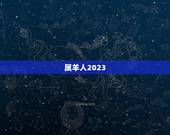 属羊人2023，属羊的2022 年运势运程