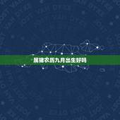 属猪农历九月出生好吗，生辰八字五行查询