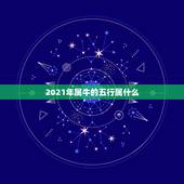 2021年属牛的五行属什么，2021年什么命五行属性