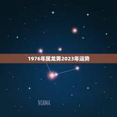 1976年属龙男2023年运势，1976年12月18日属龙人男2023