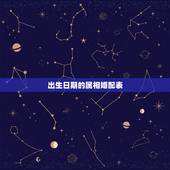 出生日期的属相婚配表，十二生肖各自代表的时间