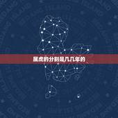 属虎的分别是几几年的，属虎的人是几几年出生今年多大了？
